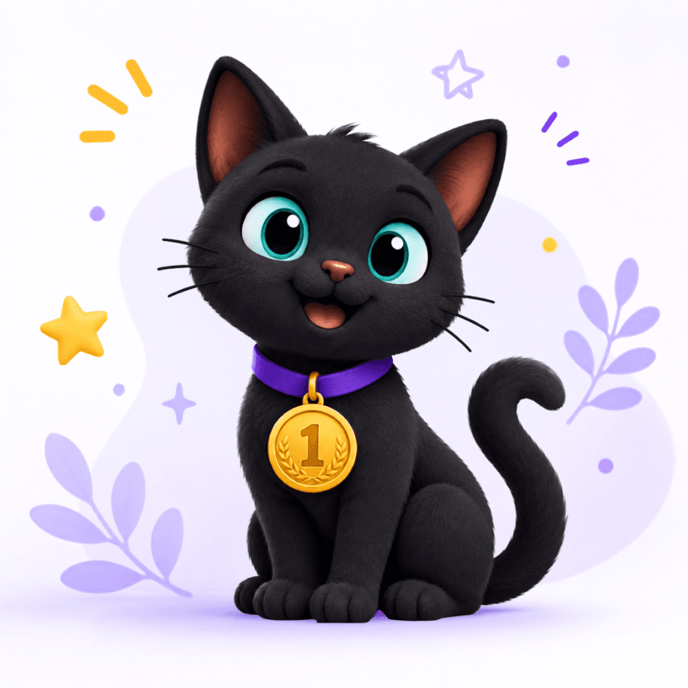 Lumi porte une médaille